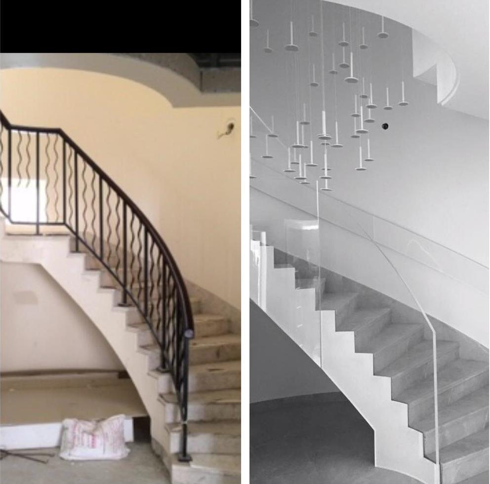 Acrylic Balustrade — Before and After