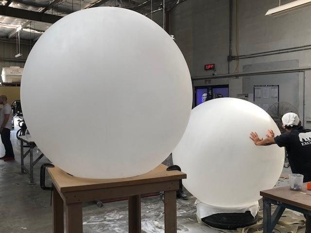 Acrylic Frosted Orbs
